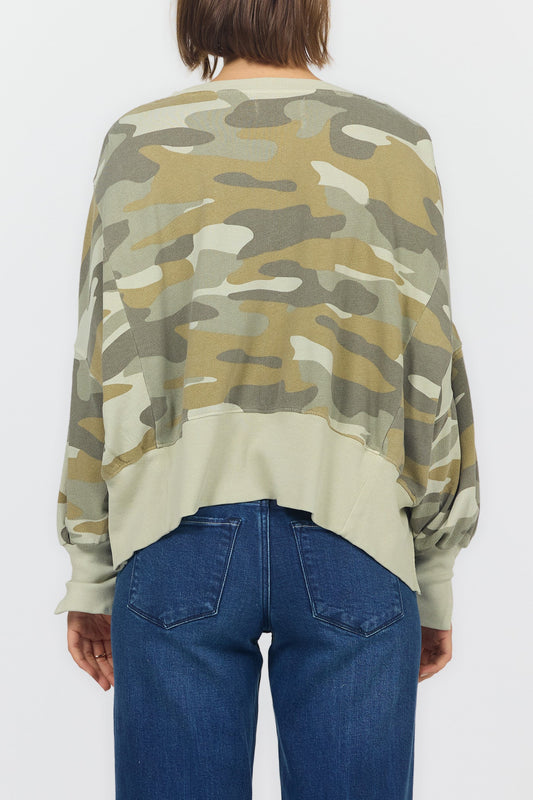 Dear John Trenton Oversized Camo Sweatshirt