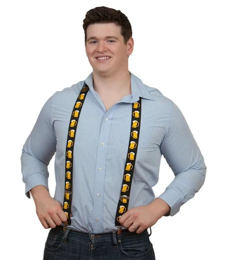 Dale's Exclusive Beer Mug Suspenders
