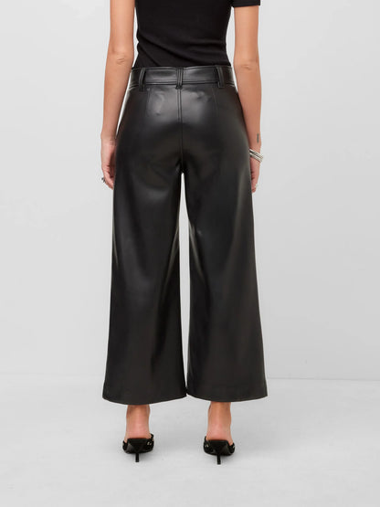 Fifteen Twenty Rylee Cropped Pants-Faux Leather