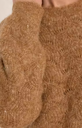 Molly Bracken Textured Knit Sweater