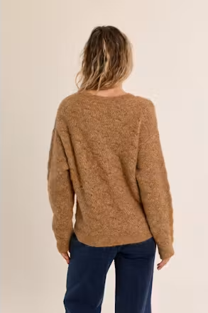 Molly Bracken Textured Knit Sweater