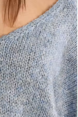 Molly Bracken V-Neck Knit Sweater