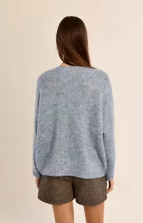 Molly Bracken V-Neck Knit Sweater